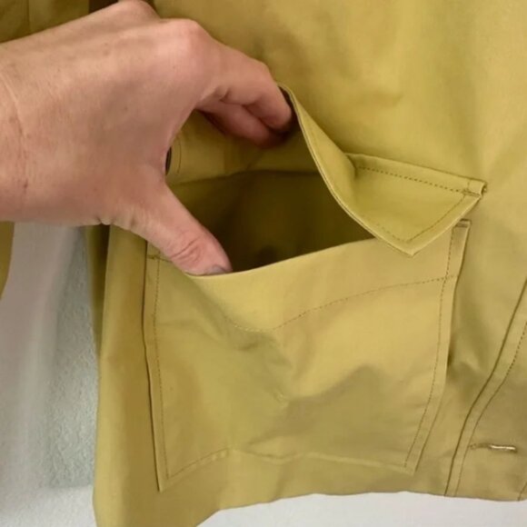 Veronica Beard Arlen Dickey Embellished Cotton-poplin coat Yellow - Picture 9 of 11